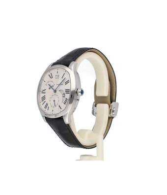 Cartier Drive de Cartier  40 NEW CARTIER STRAP | steel second time zone - day / night | ref. 3931