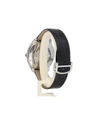 Cartier Drive de Cartier  40 NEW CARTIER STRAP | steel second time zone - day / night | ref. 3931