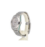 Rolex Datejust 36 NEW ROLEX SERVICE - 2013 B+P | steel silver roman domed Oyster