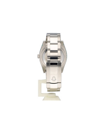 Rolex Datejust 36 NEW ROLEX SERVICE - 2013 B+P | steel silver roman domed Oyster