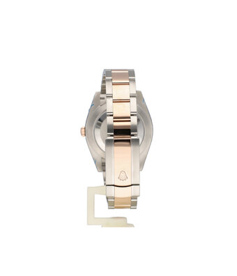 Rolex Datejust 41 NEW ROLEX SERVICE - 2021 + papers | steel - rose gold slate grey Wimbledon Oys