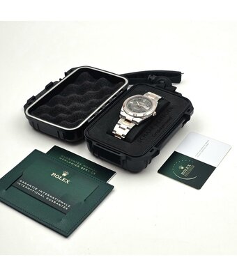 Rolex Datejust 41 NEW ROLEX SERVICE - 2021 + papers | steel - rose gold slate grey Wimbledon Oys