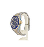 Rolex Submariner Date 40 NEW ROLEX SERVICE - 2003 B+P | steel - yellow gold blue - bluesy