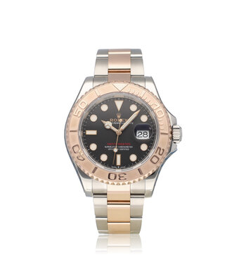 Rolex Yacht-master 40 NEW ROLEX SERVICE - 2022 B+P | steel - rose gold matte black Oyster