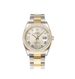 Rolex Datejust 36 NEW ROLEX SERVICE + box | steel yellow gold Oyster silver roman