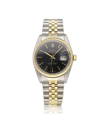 Rolex Datejust 36 - 1979 box + papers | steel gold black Jubilee