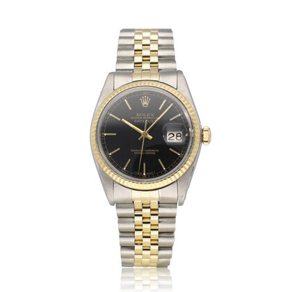 Datejust 36 - 1979 box + papers | steel gold black Jubilee