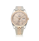 Rolex Datejust 41 steel - rose gold sundust - pink Jubilee fluted