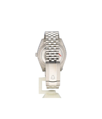 Rolex Datejust 41 NEW ROLEX SERVICE | steel - white gold fluted Wimbledon Jubilee