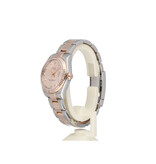 Rolex Datejust 31 NEW ROLEX SERVICE - 2014 B+P | steel - rose gold pink factory diamond Oyster