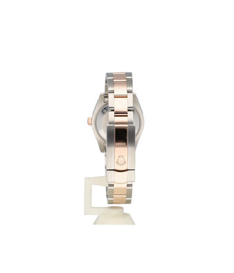 Rolex Datejust 31 NEW ROLEX SERVICE - 2014 B+P | steel - rose gold pink factory diamond Oyster