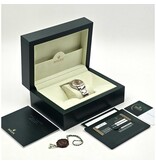Rolex Datejust 31 NEW ROLEX SERVICE - 2014 B+P | steel - rose gold pink factory diamond Oyster