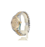 Rolex Datejust 36 NEW ROLEX SERVICE - 2005 B+P | steel - yellow gold champagne concealed Jubilee