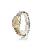 Rolex Datejust  2015 B+P | steel - yellow gold floral champagne concealed Jubilee