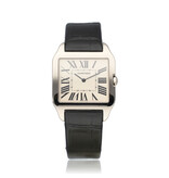 Cartier Santos de Cartier Santos-Dumont  NEW CARTIER STRAP | white gold leather | ref. 2651 |