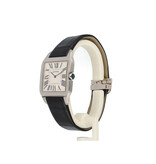 Cartier Santos de Cartier Santos-Dumont  NEW CARTIER STRAP | white gold leather | ref. 2651 |
