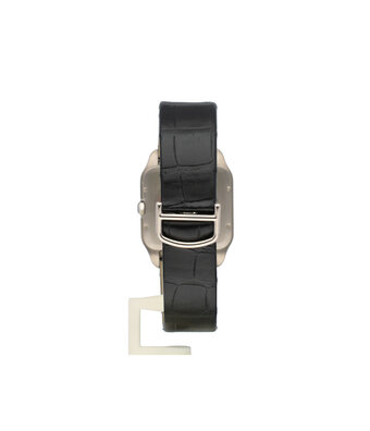 Cartier Santos de Cartier Santos-Dumont  NEW CARTIER STRAP | white gold leather | ref. 2651 |