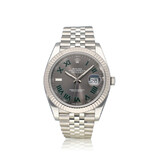 Rolex Datejust 41 NEW ROLEX SERVICE - 2018 + papers | steel - white gold Wimbledon Jubilee