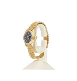 Rolex Lady-Datejust 26 NEW ROLEX SERVICE - 1987 B+P | gold bark champagne diamond President