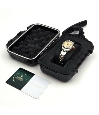 Rolex Lady-Datejust 26 NEW ROLEX SERVICE - 1976 | steel - gold champagne domed Oyster