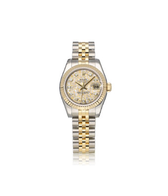 Rolex Lady-Datejust 26 NEW ROLEX SERVICE - 2013 + papers | steel - gold crystal diamond Jubilee
