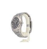Rolex Datejust 41 NEW ROLEX SERVICE  - 2019 + papers | steel - white gold rhodium - slate - grey