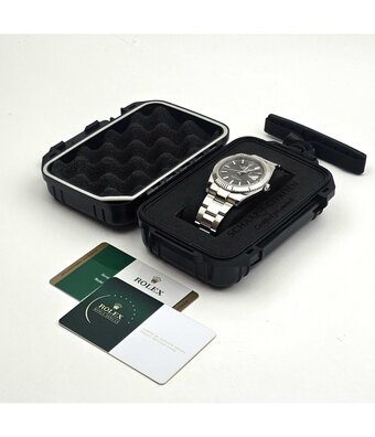 Rolex Datejust 41 NEW ROLEX SERVICE  - 2019 + papers | steel - white gold rhodium - slate - grey