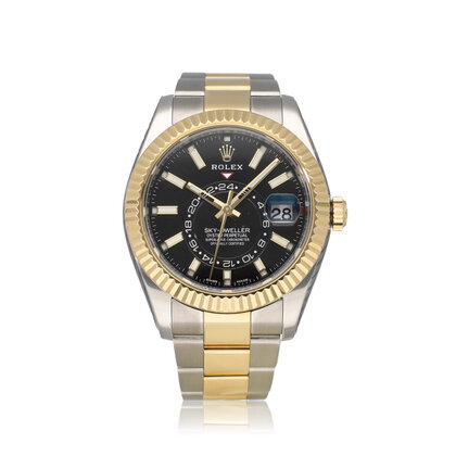 Sky-Dweller  42 2017 box + papers | steel - gold Oyster black