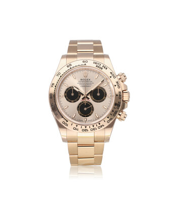 Rolex Daytona  40 rose gold - everose sundust black