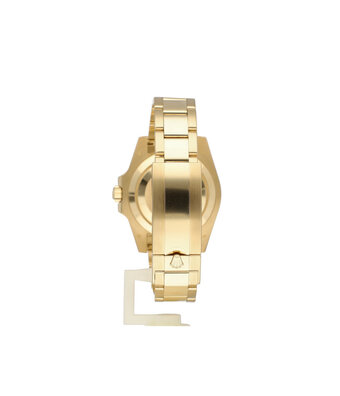 Rolex Submariner Date 40 NEW ROLEX SERVICE - 2018 B+P | yellow gold black ceramic