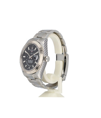 Rolex Sky-Dweller  42 NEW ROLEX SERVICE - 2017 box + papers| steel - white gold black Oyster