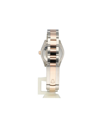 Rolex Datejust 31 NEW ROLEX SERVICE - 2020 B+P | steel - rose gold slate diamond Oyster