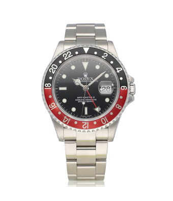 Rolex GMT-Master II 40 NEW ROLEX SERVICE - 2001 | steel Coke Oyster P-serial