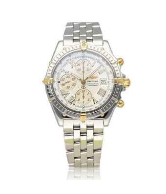 Breitling Chronomat Crosswind Racing 43 steel - yellow gold white roman + box | NEW BREITLING SERVIC