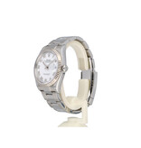 Rolex Datejust 36 steel - white gold roman Oyster 2021 box + papers