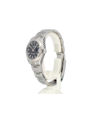 Rolex Datejust 31 NEW ROLEX SERVICE - 2019 B+P | steel black Jubilee