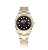 Rolex Explorer  36 - 2021 box + papers | steel - yellow gold black arabic 369