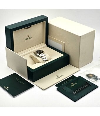 Rolex Explorer  36 - 2021 box + papers | steel - yellow gold black arabic 369