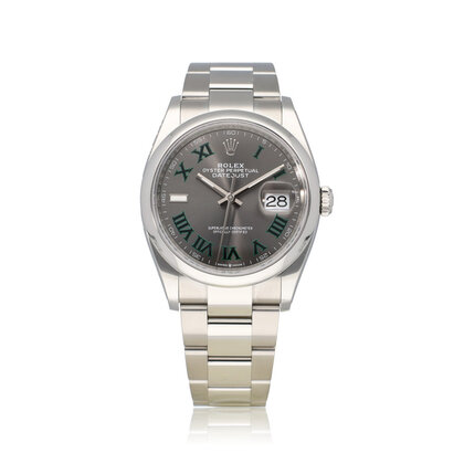 Datejust 36 2025 box + papers | Wimbledon Oyster domed steel