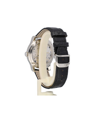 Jaeger-LeCoultre Master Control Eight Days 41 NEW JLC SERVICE | perpetual - platinum - alligator + box