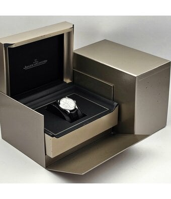 Jaeger-LeCoultre Master Control Eight Days 41 NEW JLC SERVICE | perpetual - platinum - alligator + box