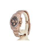 Rolex Daytona  40 NEW ROLEX SERVICE - 2011 B+P | rose gold pink - black Oyster