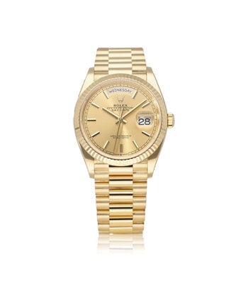 Rolex Day-Date 36 -  2025 box + papers | yellow gold champagne President