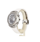 Hublot Big Bang Unico Titanium White 42 - 2021 B+P | STOCK | titanium skeleton white rubber