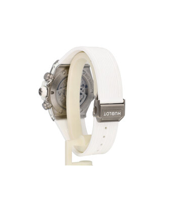 Hublot Big Bang Unico Titanium White 42 - 2021 B+P | STOCK | titanium skeleton white rubber
