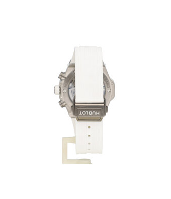 Hublot Big Bang Unico Titanium White 42 - 2021 B+P | STOCK | titanium skeleton white rubber
