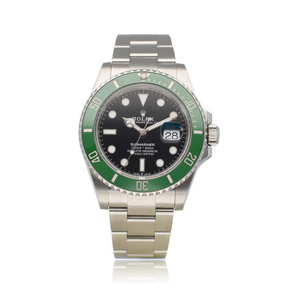 Submariner Date 41 NEW ROLEX SERVICE - 2024 B+P | steel Green - Kermit - Cermit - Starbuck