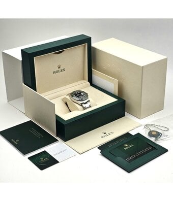 Rolex Submariner Date 41 NEW ROLEX SERVICE - 2024 B+P | steel Green - Kermit - Cermit - Starbuck