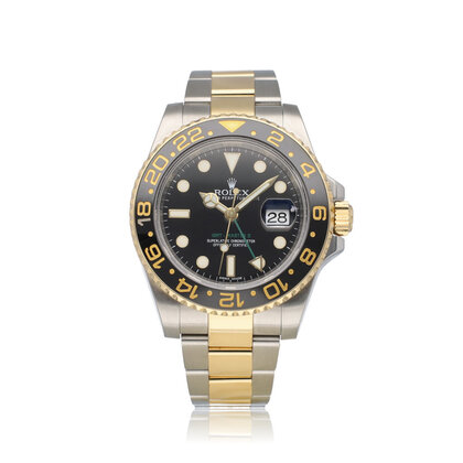 GMT-Master II 40 NEW ROLEX SERVICE - 2013 B+P | steel - yellow gold ceramic black