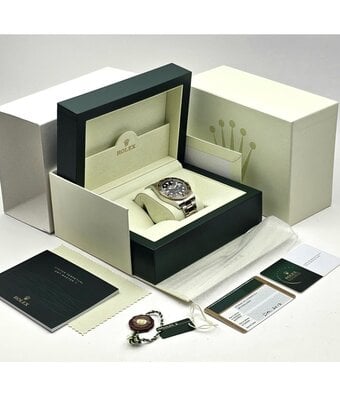 Rolex GMT-Master II 40 NEW ROLEX SERVICE - 2013 B+P | steel - yellow gold ceramic black